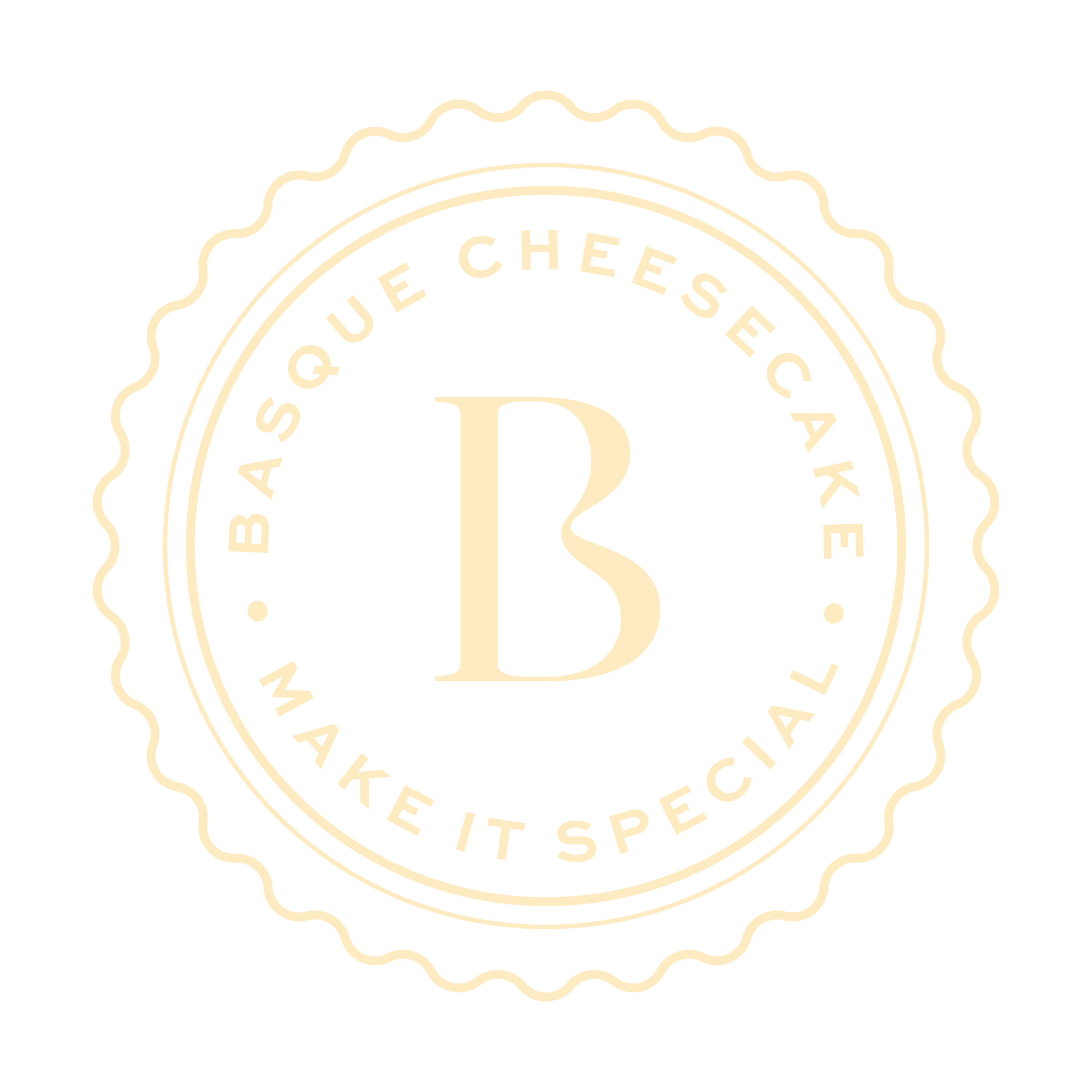 Basque Cheesecake & Champagne logo